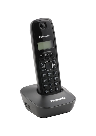 Panasonic KX-TG1611 Siyah Telsiz Dect Telefon 50 Rehber