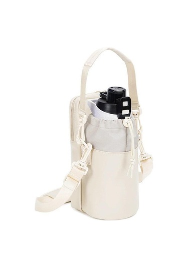 Suntek Telefon Cebi Hediye Piknik Şişe Kılıfı Tutucu Su Beyaz