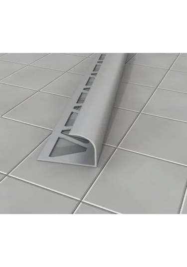12 Mm Alm. Mat Gri Seramik Köşe Profili