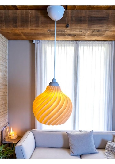 Mummy İskandinav Tarzı Modern Sarkıt Avize Nestvibe Beyaz