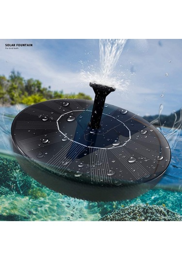 Suofeng Güneş Enerjili Su Spreyi - Kuşlar İçin Havuz/ Bahçe/ Teras Su Fonu, Taşınabilir Ve Verimli