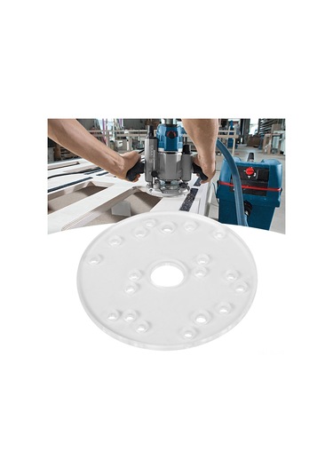 Lemestar Yüksek Kaliteli Akrilik Yönlendirici Taban Plakası - Ahşap İşleme İçin Evrensel Uyumlu Yardımcı Araç