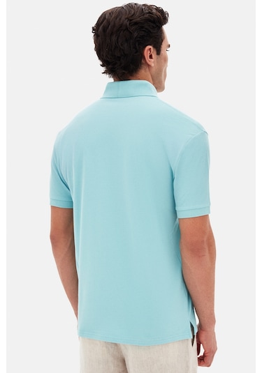 Twn Slim Fit Aqua Pike Dokulu T-shirt 4ec146011784m Aqua