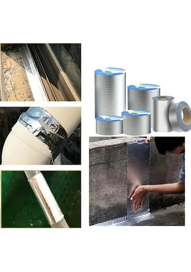 Dashanshop 300mm Yükseltilmiş Süper Yapışkanlı Su Geçirmez Bant - 280 C Dayanımlı Acil Tamir