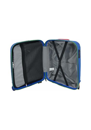 Cap Polo's Polipropilen Orta Boy Valiz Mavi