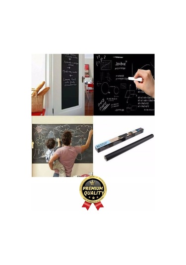 Özel Üretim Öğrenci Yazılabilir Silinebilir Yapışkanlı Büyük Boy Tahta Sticker Blackboard Rulo Pano Çok Renkli