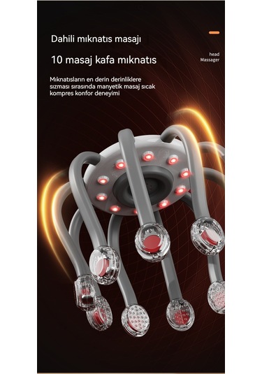 Jian Fan Akıllı Ritim Başmasajımasajıı Beyaz