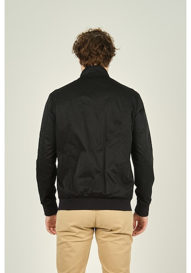 Daynax Erkek Hakim Yaka Fermuarlı Cep Detaylı Mevsimlik Spor Mont 4500 Lacivert Lacivert