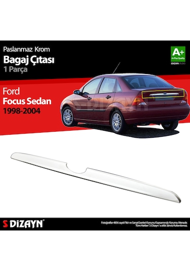 S-Dizayn Ford Focus 1 Sd Krom Bagaj Çıtası 1998-2005 N11.2823