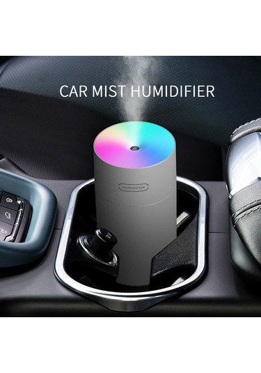 Skycity Ev İçin Usb Renkli Led Işıklı Sessiz Nemlendirici, Nano Sprey Teknolojisi, Otomatik Kapanma, 2 Modlu 4-6 Saat