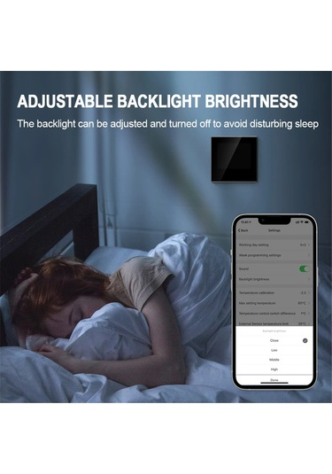 Yifomall Akıllı Wifi Termostat - Tuya Uyumlu, Ses Kontrollü, Programlanabilir, Lcd Ekranlı, Alexa/google Home Destekli Wt100-3a