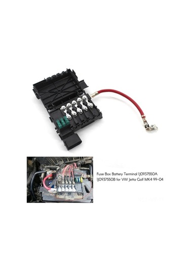 Novahub Yüksek Kaliteli Abs Sigorta Kutusu Akü Terminali - Vw Jetta Golf Mk4 99-04 İçin Kolay Montaj