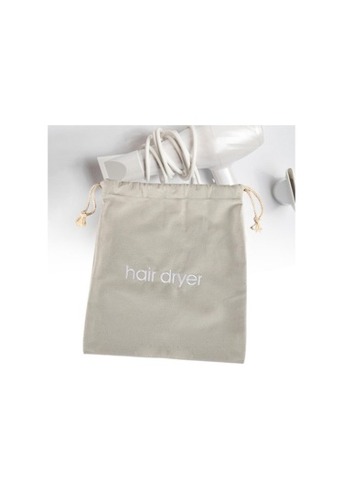 Pazly Suntek Saklama Saç Makinesi Kurutma Gri Gri Çantası Bağcıklı Uf Gri