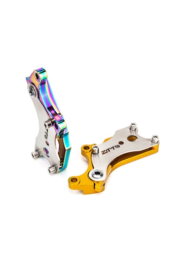 Fosenze Ztto Aluminyum-çelik Disk Fren Adaptörü: Dağ Yolu Bisikleti Fren Performansını Artırıcı Dönüştürücü, Mor Opp Paketli