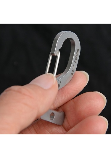 Pazly Yürüyüş Ve Pratik Paslanmaz Karabina Kampçılık, İçin Geeroyoo Dayanıklı Çelik Balıkçılık Anahtarlık Aksesuar - Ap