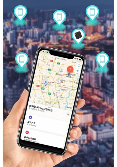 Smart Tag Airtag Akıllı Takip Cihazı Apple My Find Uyumlu Beyaz Çok Renkli