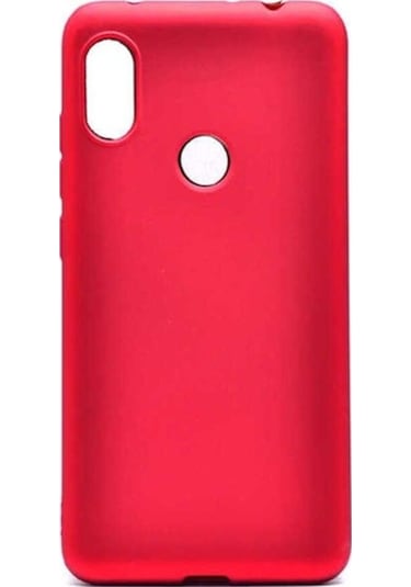 Xiaomi Redmi Note 6 Pro Kılıf Zore Premier Silikon Kapak Kırmızı