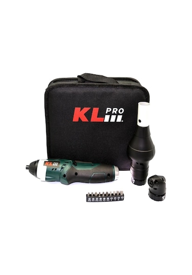 Klpro KLNM3413 3.6 V Li-Ion Şarjlı Tornavida + Köşe Adaptörü