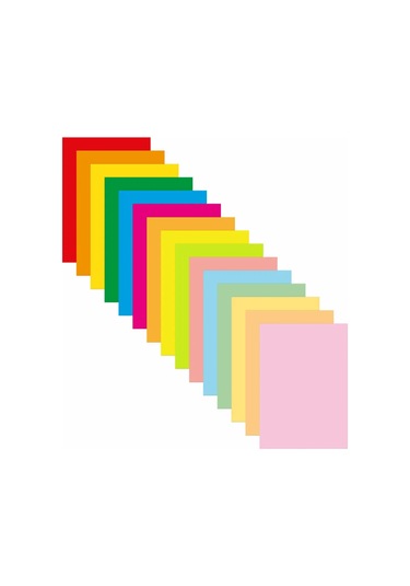 Brauberg Renkli Kâğıt A4, 15 Renk, 75 Yaprak, Yazıcı Ve Okul İçin Set 268023690 Okul