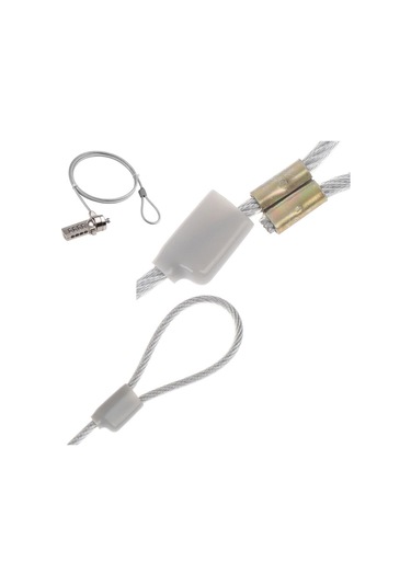 Notebook Ve Bilgisayar İçin Çelik Halatlı Şifreli Kilit