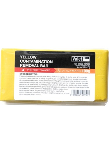 Valet Pro Yüzey Temizleyici Orta Sert Kil- Yellow Clay 100gr