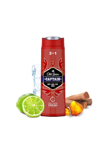Old Spice Captain Erkek Duş Jeli ve Şampuan 400 ML
