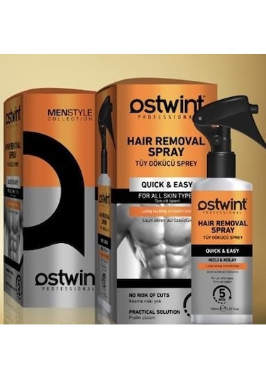 Ostwint Normal Ciltler için Tüy Dökücü Sprey Erkek 150 ML