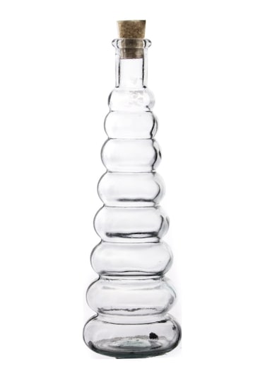 San Miguel Boğumlu Yağ Şişesi 400cc Cam İspanyol Mutfak Yağdanlık