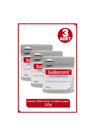 Sudocrem Bebek Bakım Kremi 125 Gr - Teva 3 Adet