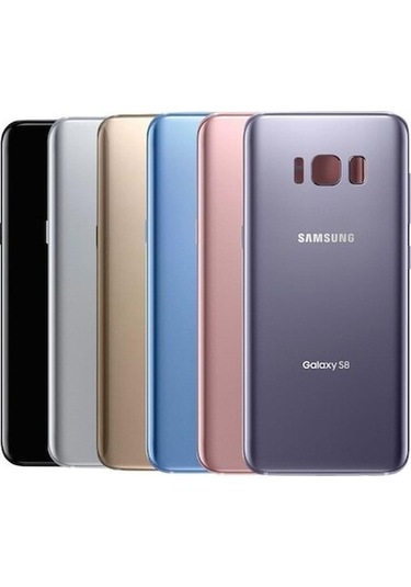 Samsung Uyumlu Galaxy S8 G955 Arka Kapak Cam Pil Batarya Kapağı