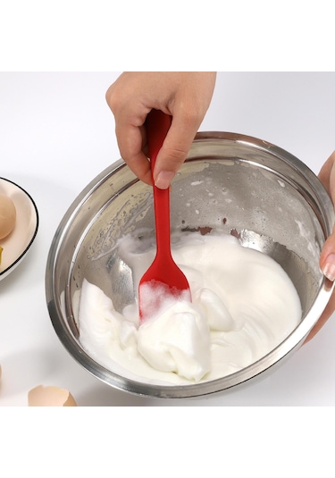 Yeşil Silikon Spatula 1 Adet 8.0ın Küçük Kauçuk Spatula Isıya Dayanıklı Yapışmaz Esnek Kazıyıcılar Karıştırma Pişirme Araçları Mutfak