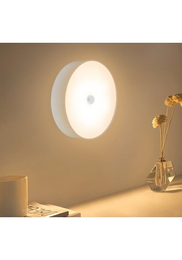 Sge Teknoloji Hareket Sensörlü Sarı Renk Usb Şarjlı Led Işık Lamb (547057224)