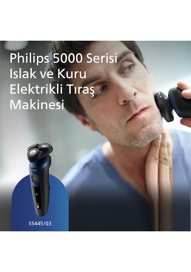 Philips S5445/03 Shaver Series 5000 Islak Kuru Tiras Makinesi