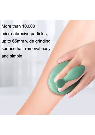 Nano Cam Epilatör Kristal Elmas Ovma Yüzeyi Cilt Hasarı Yok Manuel Epilatör Siyah