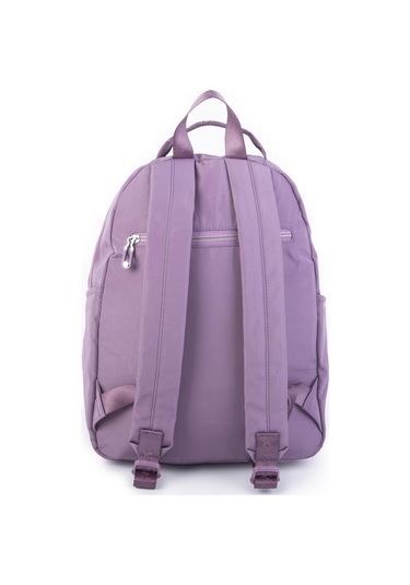 Nas Bag Extra Hafif Su Geçirmez Çok Gözlü Waterproof Unisex Sırt Çantası 30x40 Cm Mor