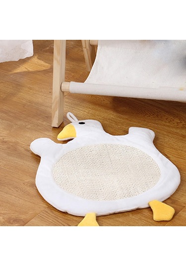 Suntek Kedi Tırmığı Lounge Yatak Tırmık Tahta Pedi Beyaz