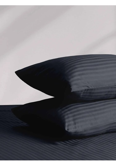 Unison 50x70 Pamuklu Streç Saten Yastık Kılıfları 391151196 Mavi