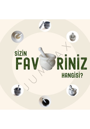 Jumeax Rouen Beyaz Mermer Havan