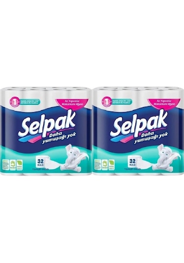 Selpak Tuvalet Kağıdı 2 x 32 Rulo