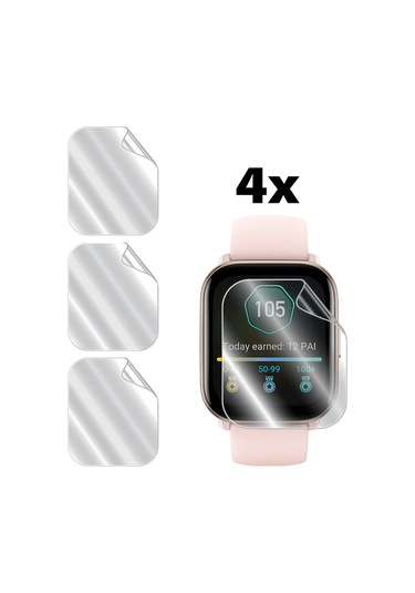 Amazfit Active İle Uyumlu Ipg Ekran Koruyucu 4 Adet