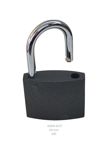 Adilon Asma Kilit, 63 Mm Gri