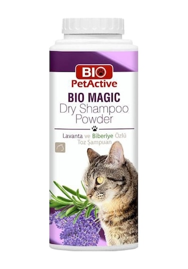 Bio Petactive Bio-Magic Lavanta Kokulu Kedi Toz Kuru Şampuanı 150 G
