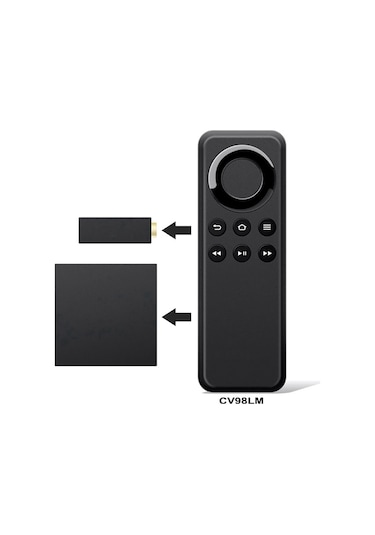 Crackedice Amazon Fire Tv Stick İçin 3 Adet Cv98lm Yedek Uzaktan Kumanda