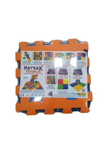 Matrax Oyuncak Eva Puzzle 33x33 Cm X7mm Harf Seti Yer Matı