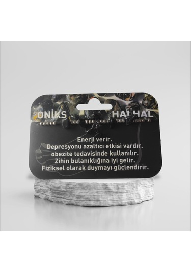 Oniks Taşı Halhal Doğal Taş Bileklik Hal Hal Ayarlanabilir İpli Siyah Taşlı Kristalize Kırık Taş Şifalı Halhal Bileklik Siyah