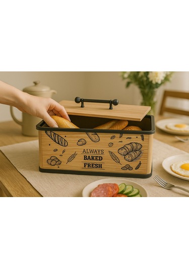 Ahşap Ekmek Dolabı