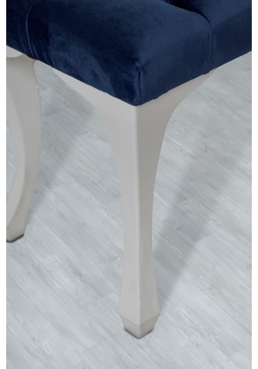 Mavi Chester Model Babyface Kumaş Bench&koltuk&tabure&pofuduk Yatak Odası Takımı Ucu&önü Puff