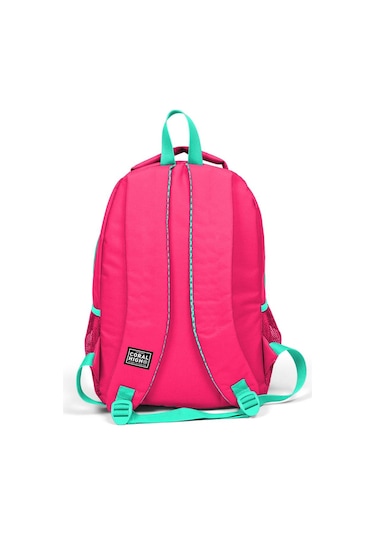 Coral High Kids Neon Mercan Su Yeşili Flamingo Desenli 3 Lü Okul Çanta Seti Set0114377
