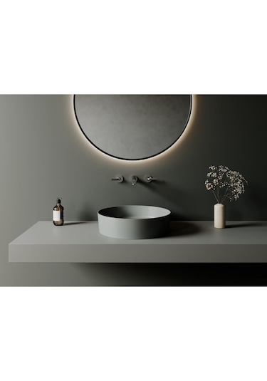 Creavit Coolgrey LP145 Loop Set Üstü Çanak Lavabo 45 CM