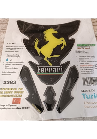 Ferrari Tankpad Siyah